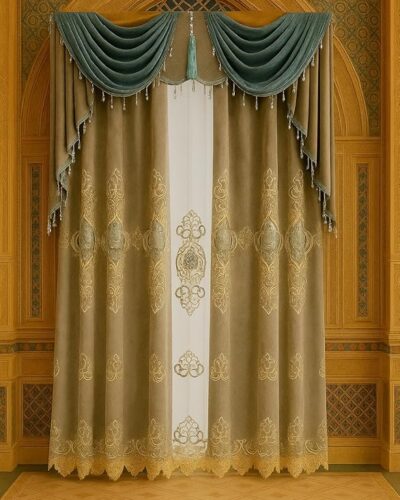 Heavy Designer Drapes for Living Room & Bedroom 1 Panel Size - W 52 INCHES X H 108 INCHES