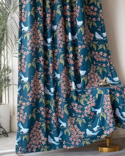 Cotton Blackout Curtain 7 Feet